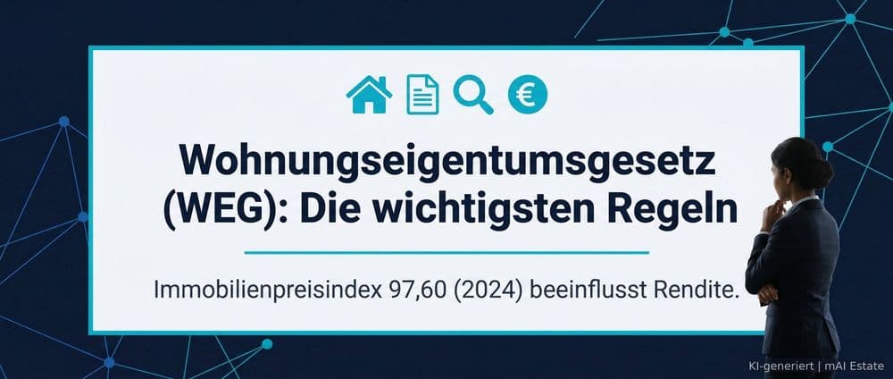Wohnungseigentumsgesetz (WEG): Die wichtigsten Regeln – Immobilienmarkt Deutschland | KI-generiert mAI Estate