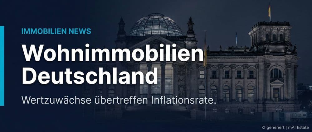 Wohnimmobilien in Deutschland: Experten erwarten Preisanstieg über Inflationsniveau – Immobilienmarkt Deutschland | KI-generiert mAI Estate