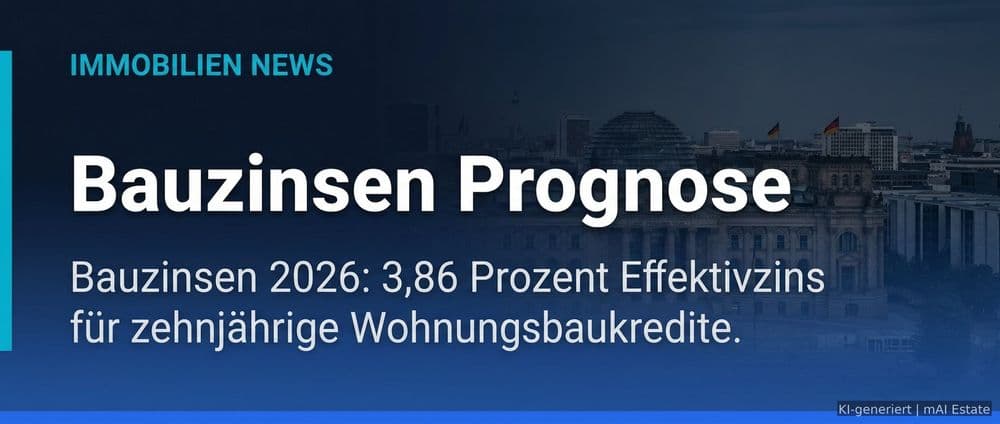 Bauzinsen-Prognose: Experte nennt zentralen Unsicherheitsfaktor für Kreditmärkte – Immobilienmarkt Deutschland | KI-generiert mAI Estate