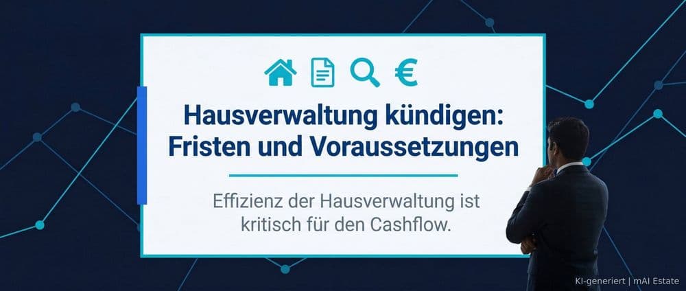 Hausverwaltung kündigen: Fristen und Voraussetzungen – Immobilienmarkt Deutschland | KI-generiert mAI Estate