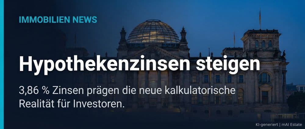 Hypothekenzinsen steigen: Was bedeutet das für den Immobilienmarkt? – Immobilienmarkt Deutschland | KI-generiert mAI Estate