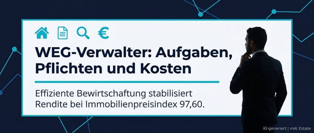 WEG-Verwalter: Aufgaben, Pflichten und Kosten – Immobilienmarkt Deutschland | KI-generiert mAI Estate