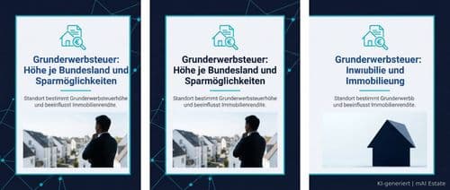 Grunderwerbsteuer: Höhe je Bundesland und Sparmöglichkeiten – Immobilienmarkt Deutschland | KI-generiert mAI Estate