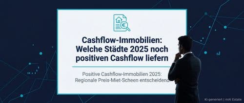 Cashflow-Immobilien: Welche Städte 2025 noch positiven Cashflow liefern – Immobilienmarkt Deutschland | KI-generiert mAI Estate