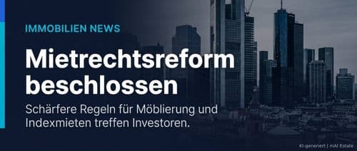 Mietrechtsreform beschlossen: Kabinett stärkt Mietpreisbremse – Alle Änderungen im Überblick – Immobilienmarkt Deutschland | KI-generiert mAI Estate