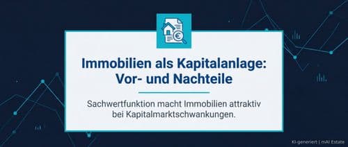 Immobilien als Kapitalanlage: Vor- und Nachteile – Immobilienmarkt Deutschland | KI-generiert mAI Estate