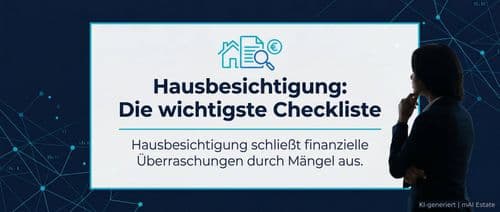 Hausbesichtigung: Die wichtigste Checkliste – Immobilienmarkt Deutschland | KI-generiert mAI Estate