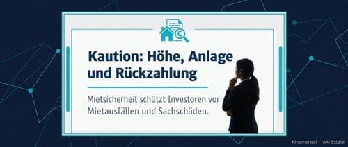 Kaution: Höhe, Anlage und Rückzahlung – Immobilienmarkt Deutschland | KI-generiert mAI Estate
