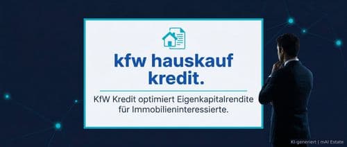 kfw hauskauf kredit – Immobilienmarkt Deutschland | KI-generiert mAI Estate