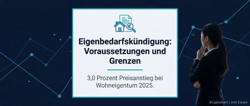 Eigenbedarfskündigung: Voraussetzungen und Grenzen – Immobilienmarkt Deutschland | KI-generiert mAI Estate