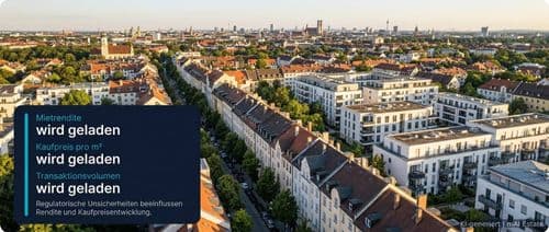Münchner Immobilienmarkt in Gefahr: Wie politische Eingriffe Investitionen und Wohnungsbau bremsen – Immobilienmarkt München | KI-generiert mAI Estate