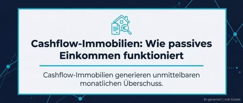 Cashflow-Immobilien: Wie passives Einkommen funktioniert – Immobilienmarkt Deutschland | KI-generiert mAI Estate