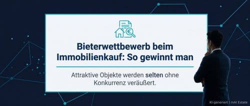 Bieterwettbewerb beim Immobilienkauf: So gewinnt man – Immobilienmarkt Deutschland | KI-generiert mAI Estate
