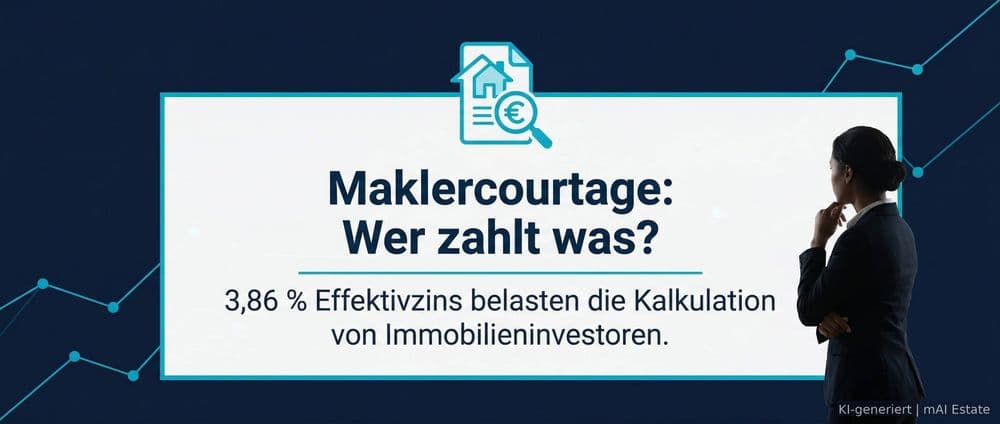 Maklercourtage: Wer zahlt was? – Immobilienmarkt Deutschland | KI-generiert mAI Estate