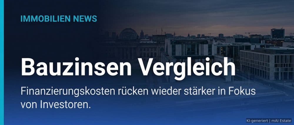 Bauzinsen im Vergleich: Wie Investoren die besten Konditionen sichern – Immobilienmarkt Deutschland | KI-generiert mAI Estate