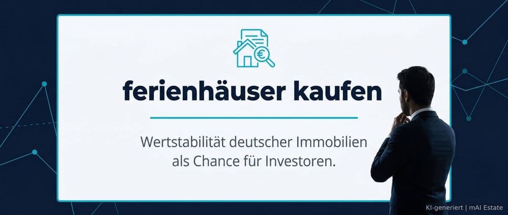 ferienhäuser kaufen – Immobilienmarkt Deutschland | KI-generiert mAI Estate