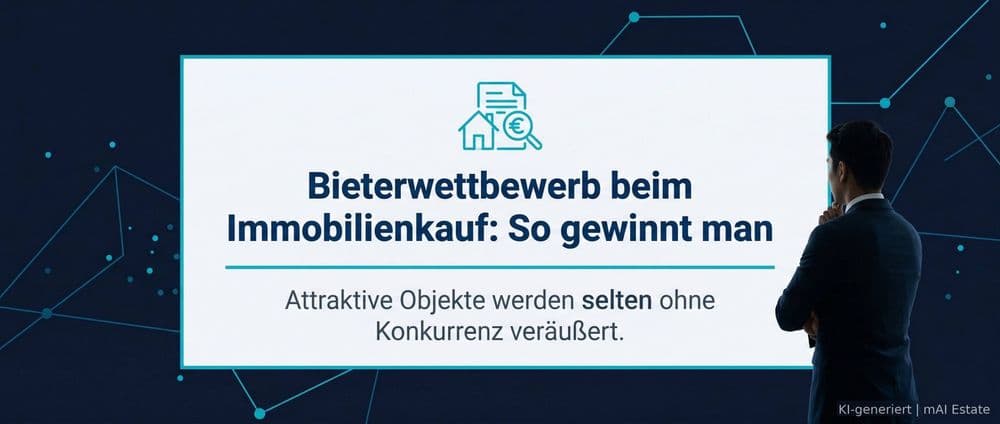 Bieterwettbewerb beim Immobilienkauf: So gewinnt man – Immobilienmarkt Deutschland | KI-generiert mAI Estate