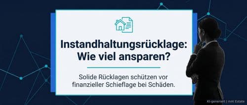 Instandhaltungsrücklage: Wie viel ansparen? – Immobilienmarkt Deutschland | KI-generiert mAI Estate